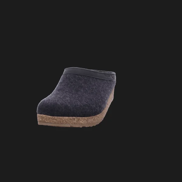 Discount Haflinger Herrenhauspantoffel d'grau