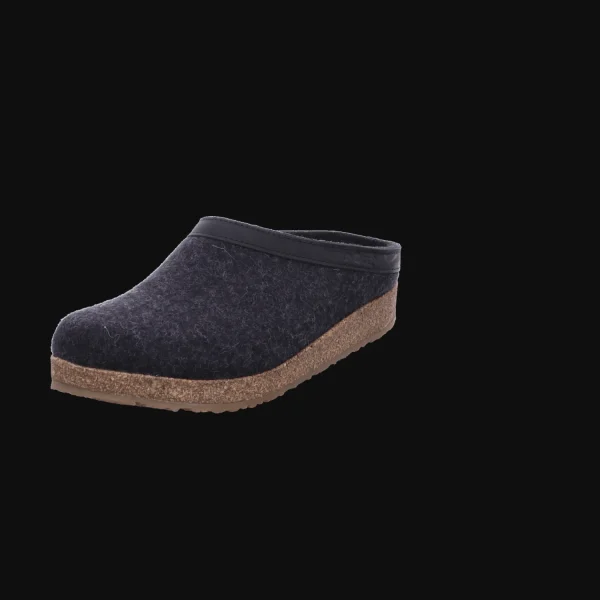 Discount Haflinger Herrenhauspantoffel d'grau