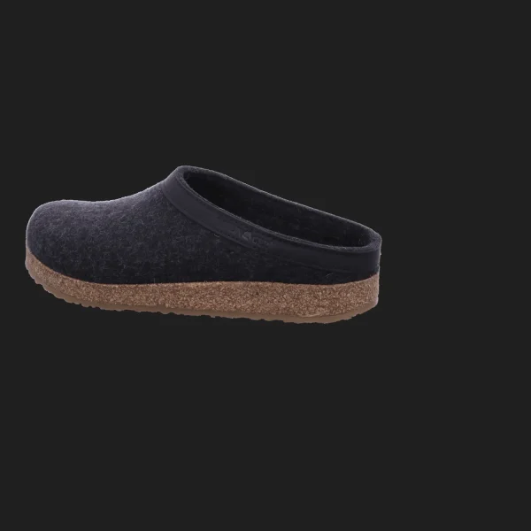 Discount Haflinger Herrenhauspantoffel d'grau
