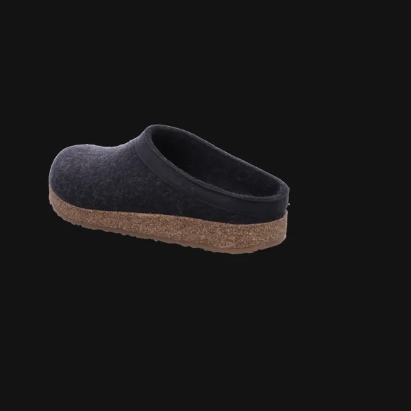 Discount Haflinger Herrenhauspantoffel d'grau