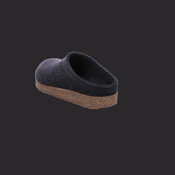 Discount Haflinger Herrenhauspantoffel d'grau