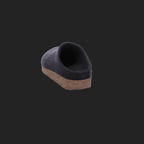 Discount Haflinger Herrenhauspantoffel d'grau