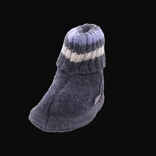 Store Haflinger Herrenhausschuhe 77°graphit