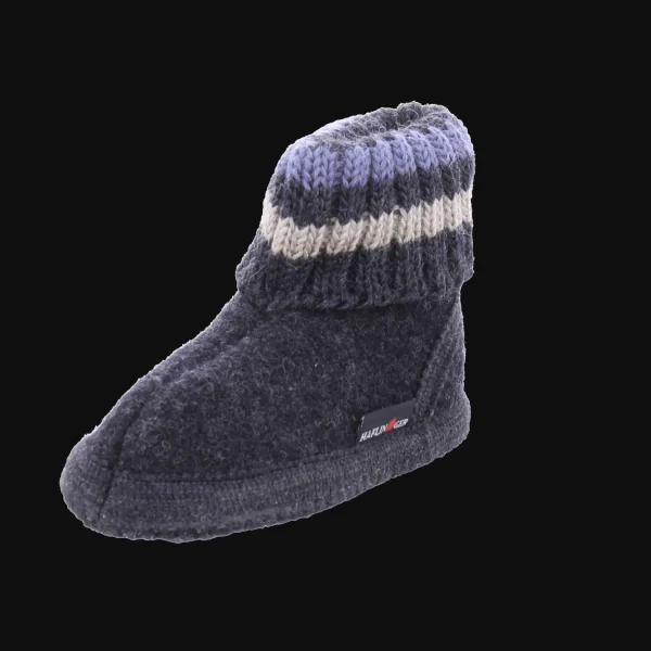 Store Haflinger Herrenhausschuhe 77°graphit