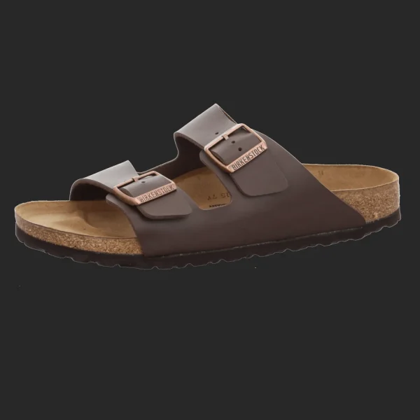 Cheap Birkenstock Herrenpantolette Comfort Dunkelbraun