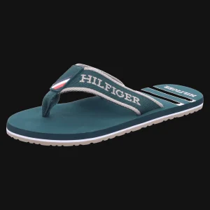 Hot Tommy Hilfiger Herrenpantolette sportiv grün