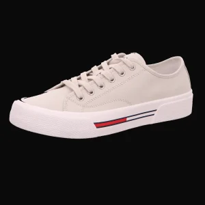 Store Tommy Jeans Herrenschnürschuh Canvas beige