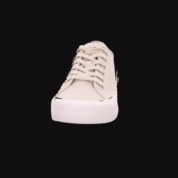 Store Tommy Jeans Herrenschnürschuh Canvas beige