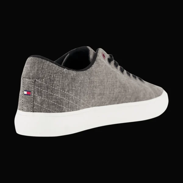 Online Tommy Hilfiger Herrenschnürschuh Canvas grau