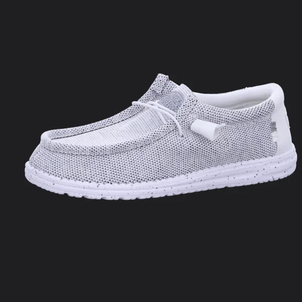 Sale Hey Dude Shoes Herrenschnürschuh Canvas grau