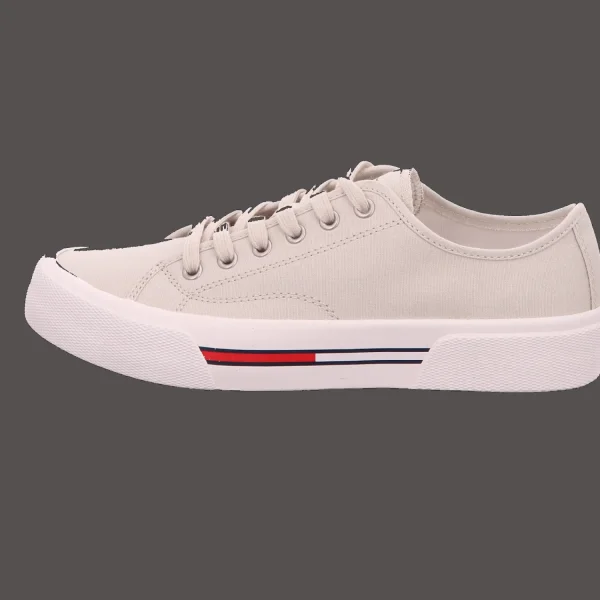 Store Tommy Jeans Herrenschnürschuh Canvas beige