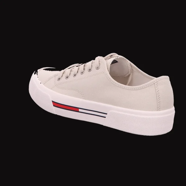 Store Tommy Jeans Herrenschnürschuh Canvas beige