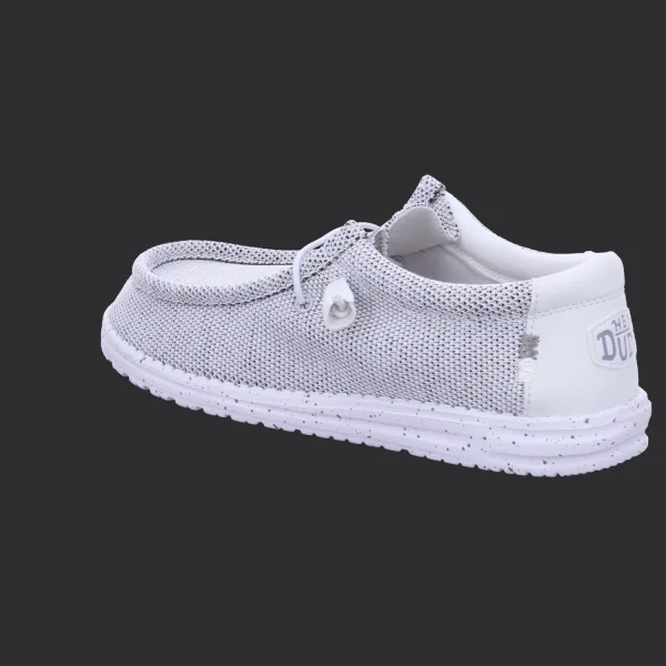 Sale Hey Dude Shoes Herrenschnürschuh Canvas grau