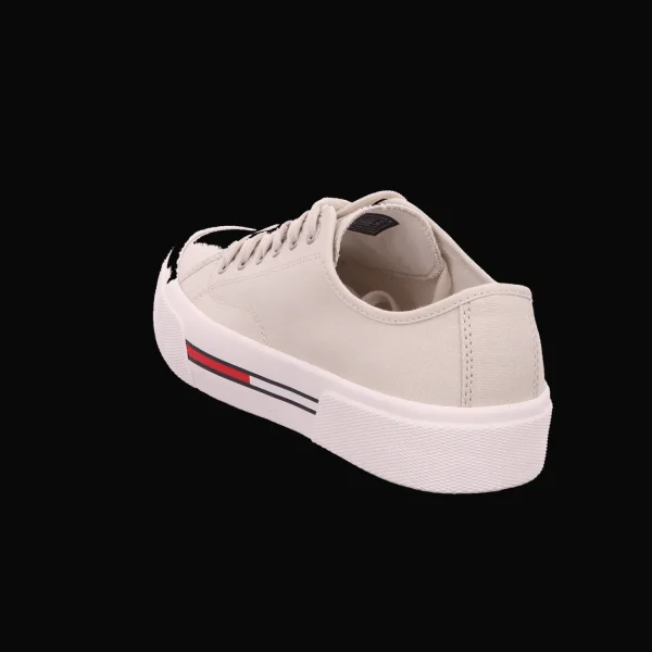 Store Tommy Jeans Herrenschnürschuh Canvas beige