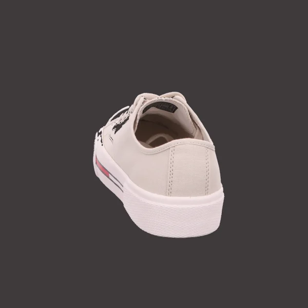 Store Tommy Jeans Herrenschnürschuh Canvas beige