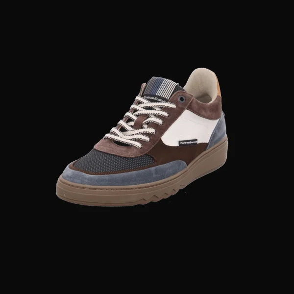 Outlet Floris van Bommel Herrenschnürschuh sportiv Dunkelblau/Kombi
