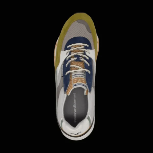 Flash Sale Floris van Bommel Herrenschnürschuh sportiv grün grau blau