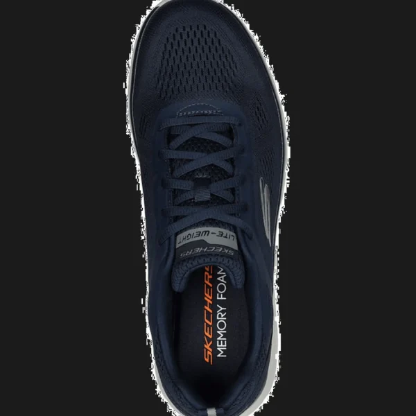 Fashion Skechers Herrenschnürschuh sportiv Blau