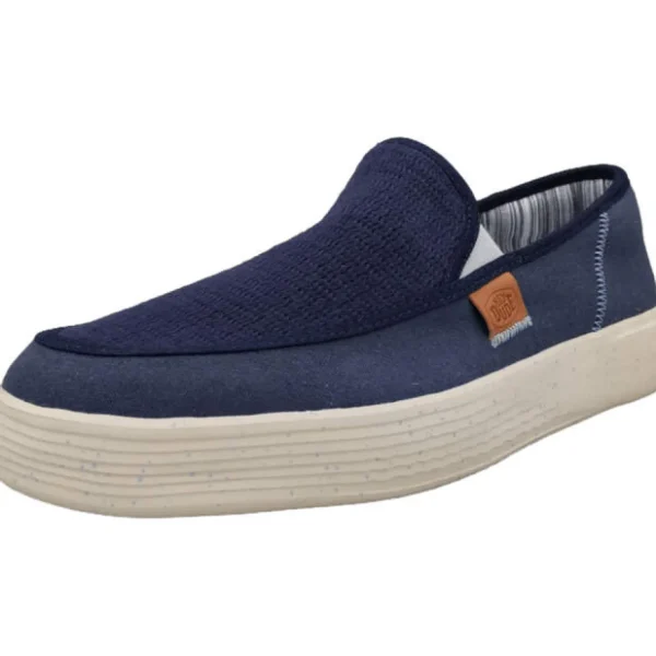 Cheap Hey Dude Shoes Herrenslipper Canvas blau