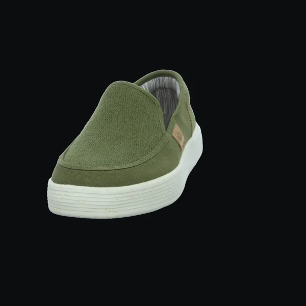 Store Hey Dude Shoes Herrenslipper Canvas grün