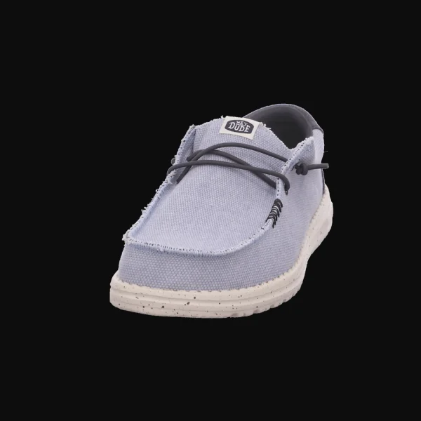 Fashion Hey Dude Shoes Herrenslipper Canvas blau-kombiniert
