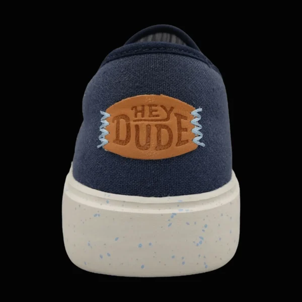 Cheap Hey Dude Shoes Herrenslipper Canvas blau