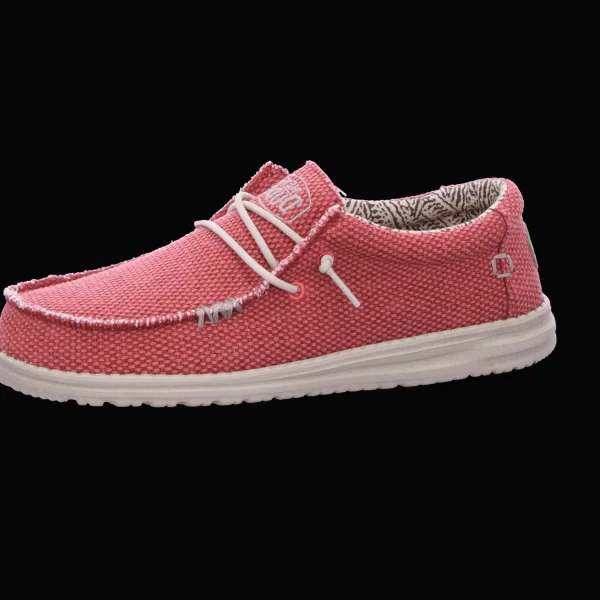 Online Schuh Heinrich Herrenslipper Canvas rot