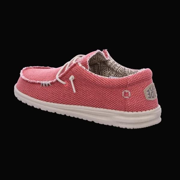 Online Schuh Heinrich Herrenslipper Canvas rot