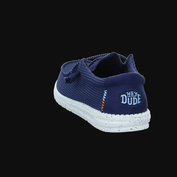 Outlet Hey Dude Shoes Herrenslipper Canvas blau