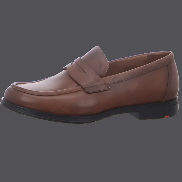 Clearance Lloyd Herrenslipper Comfort hellbraun / cognac