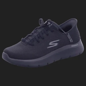 Fashion Skechers Herrenslipper sportiv schwarz