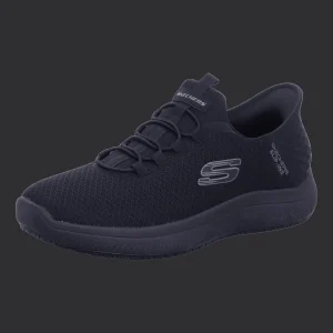 New Skechers Herrenslipper sportiv Schwarz