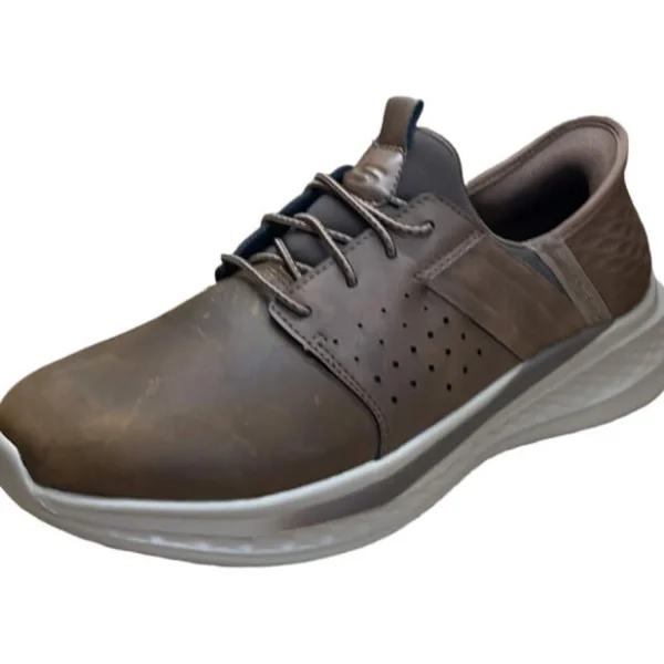 Best Skechers Herrenslipper sportiv braun
