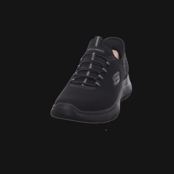 Clearance Skechers Herrenslipper sportiv schwarz