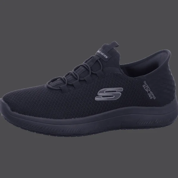 New Skechers Herrenslipper sportiv Schwarz