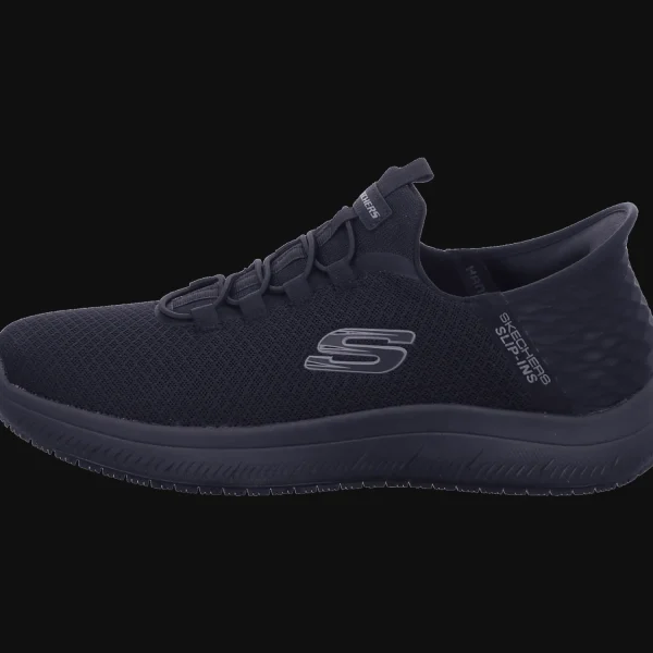 New Skechers Herrenslipper sportiv Schwarz