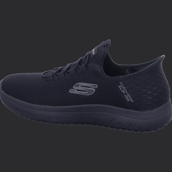 New Skechers Herrenslipper sportiv Schwarz