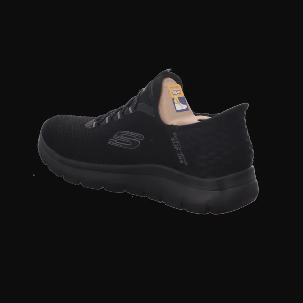 Clearance Skechers Herrenslipper sportiv schwarz