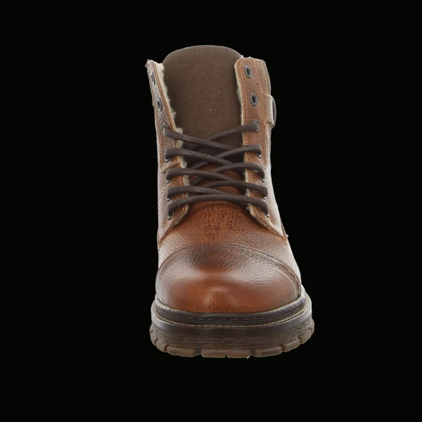 Outlet Bullboxer Herrenstiefel gefüttert cognac