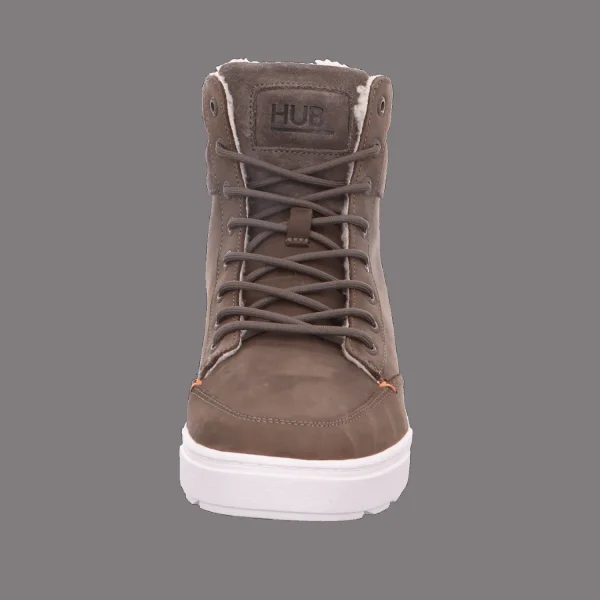 New Hub Herrenstiefel gefüttert grau grau