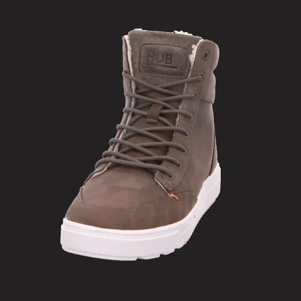 New Hub Herrenstiefel gefüttert grau grau