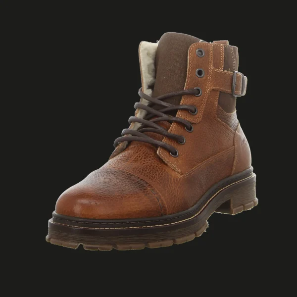 Outlet Bullboxer Herrenstiefel gefüttert cognac