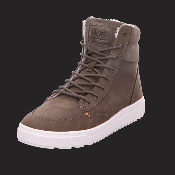 New Hub Herrenstiefel gefüttert grau grau
