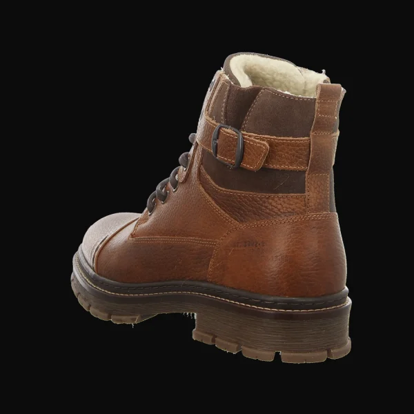 Outlet Bullboxer Herrenstiefel gefüttert cognac
