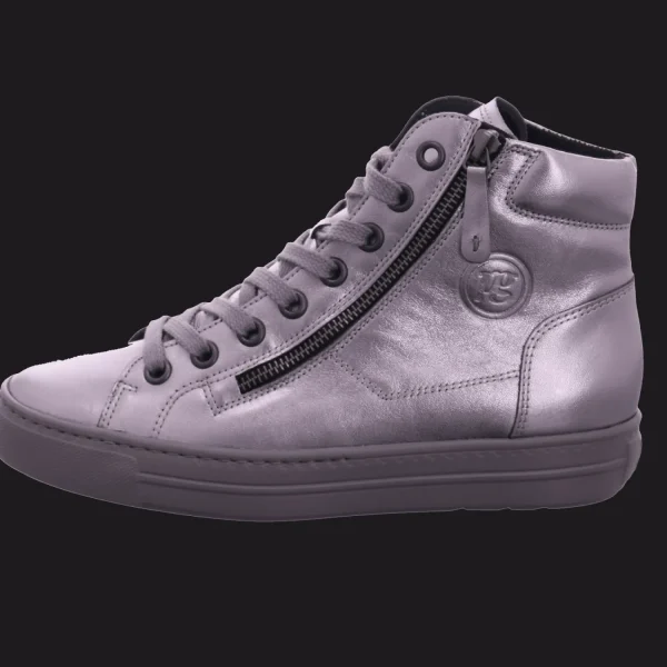 New Paul Green 0076-4024-256/Hightop-Sneaker METALLIC