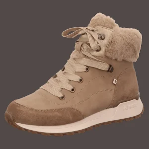 Discount Rieker HWK Damen Stiefel schwarz kombi