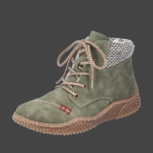Discount Rieker HWK Damen Stiefel grün