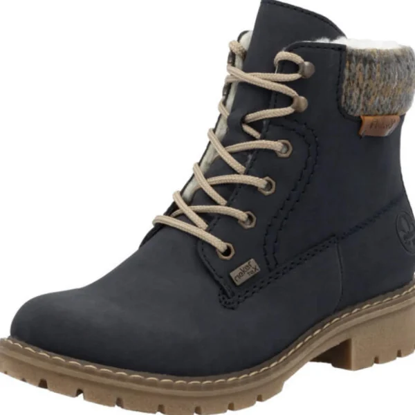 Fashion Rieker HWK Damen Stiefel blau