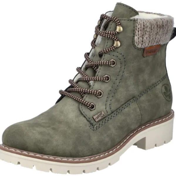 Hot Rieker HWK Damen Stiefel grün