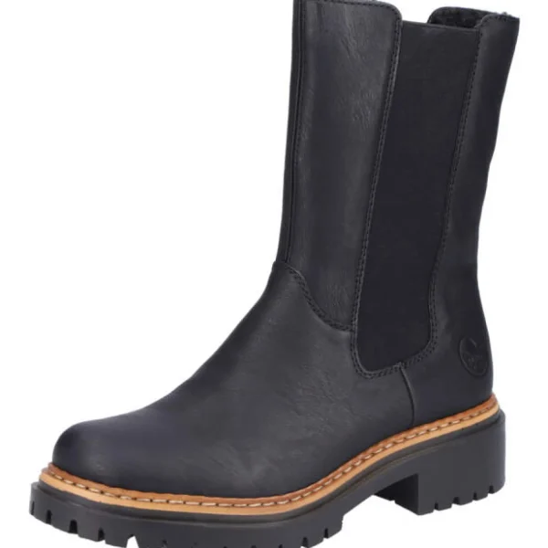 Best Rieker HWK Damen Stiefel schwarz